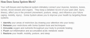 How Does Soma System Work, from their website
