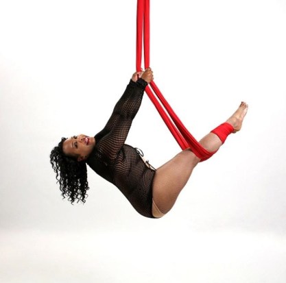Lea Walker of Aeriform Arts. Photo by Poleagraphy. 